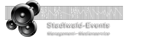 Logo Stadtwald-Events, Management Medienservice